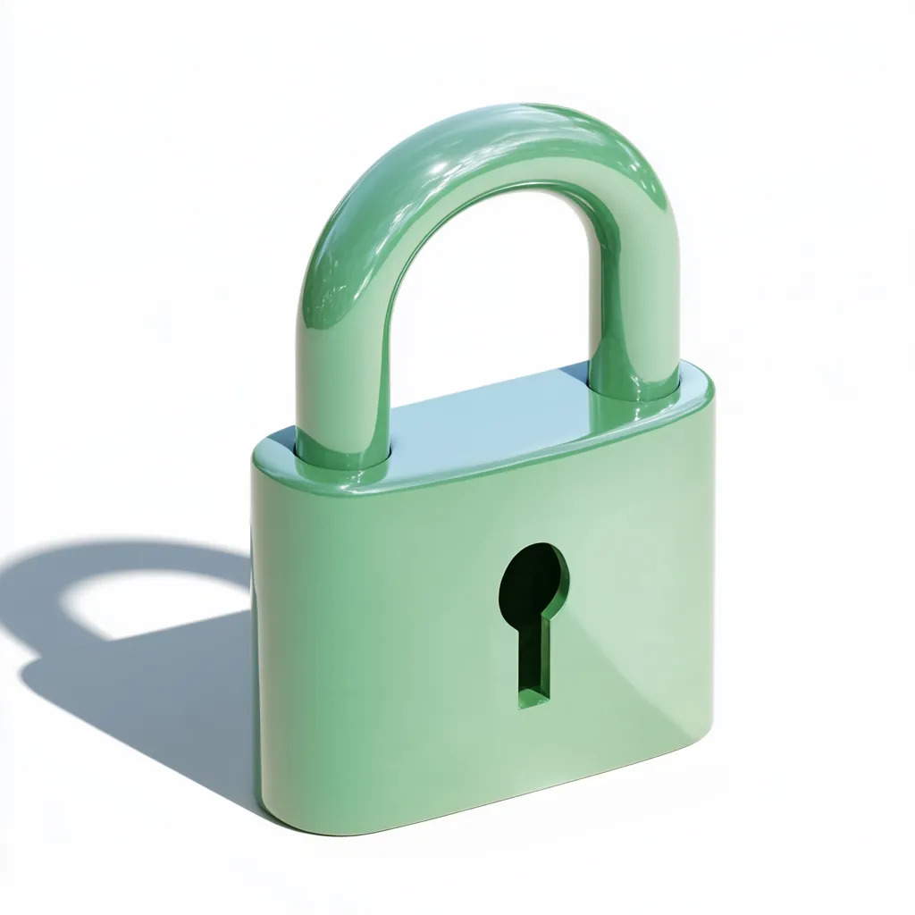 Green padlock icon