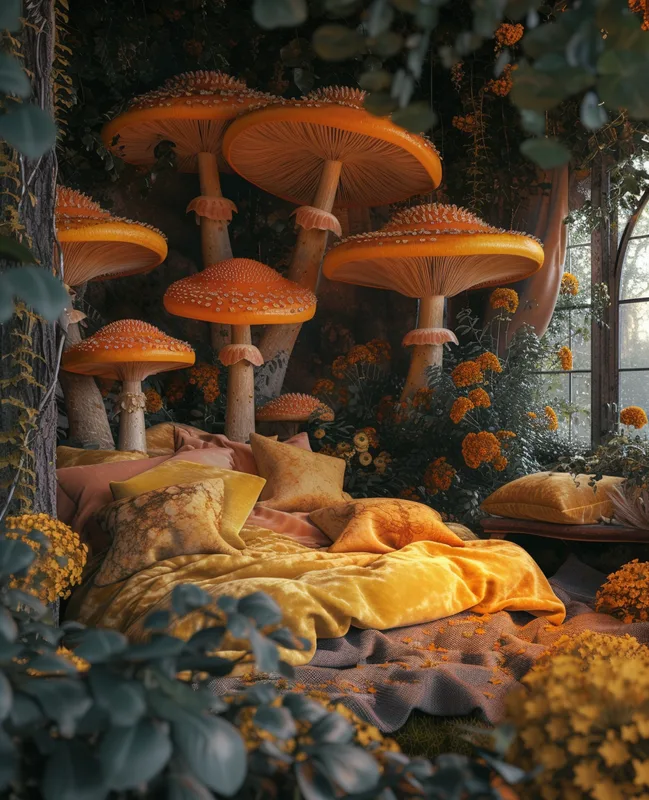 Mushroom bed