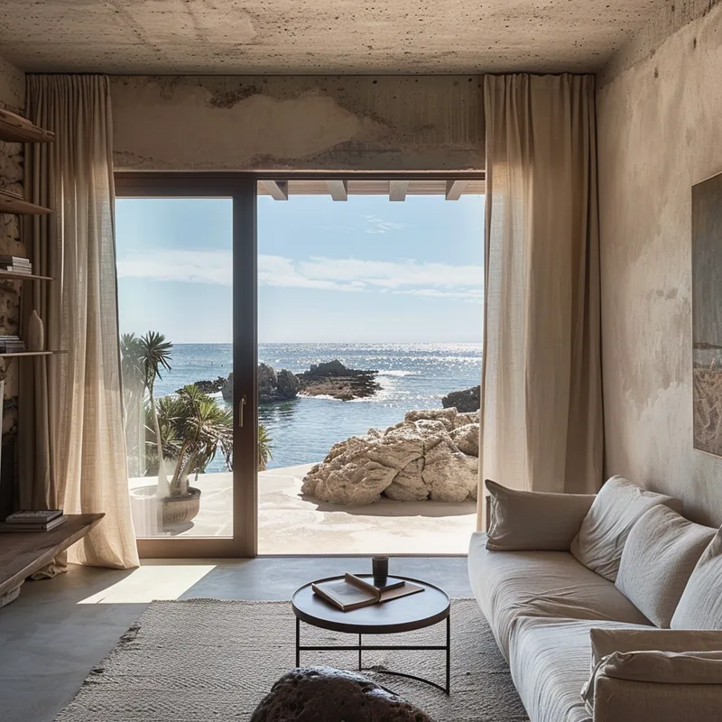 Townhouse with beach view