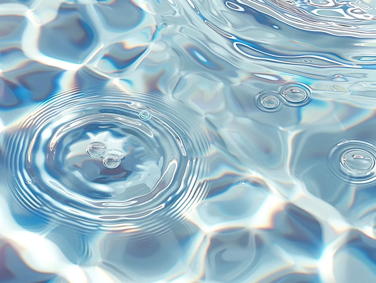 Water ripple abstract