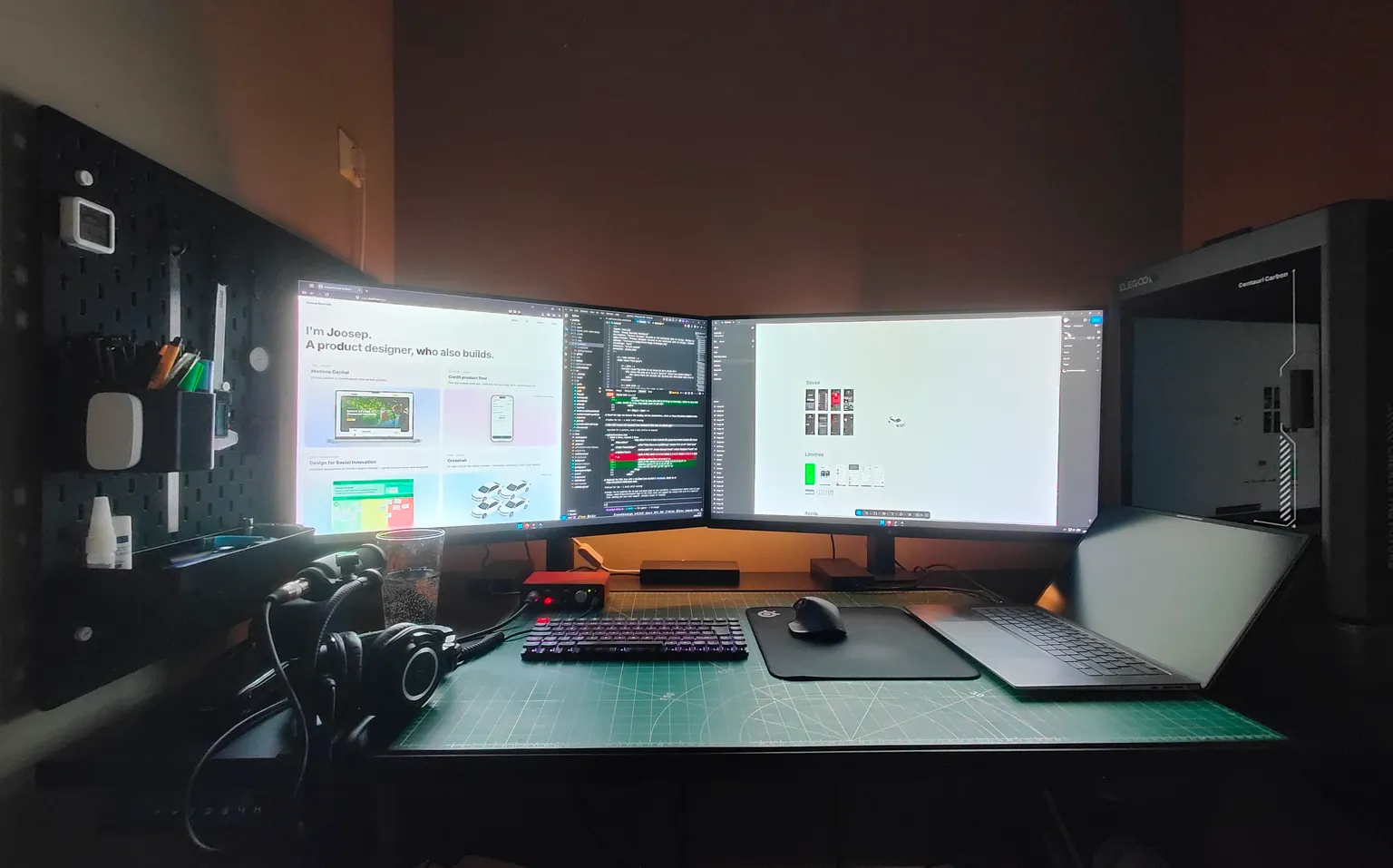 Desktop setup