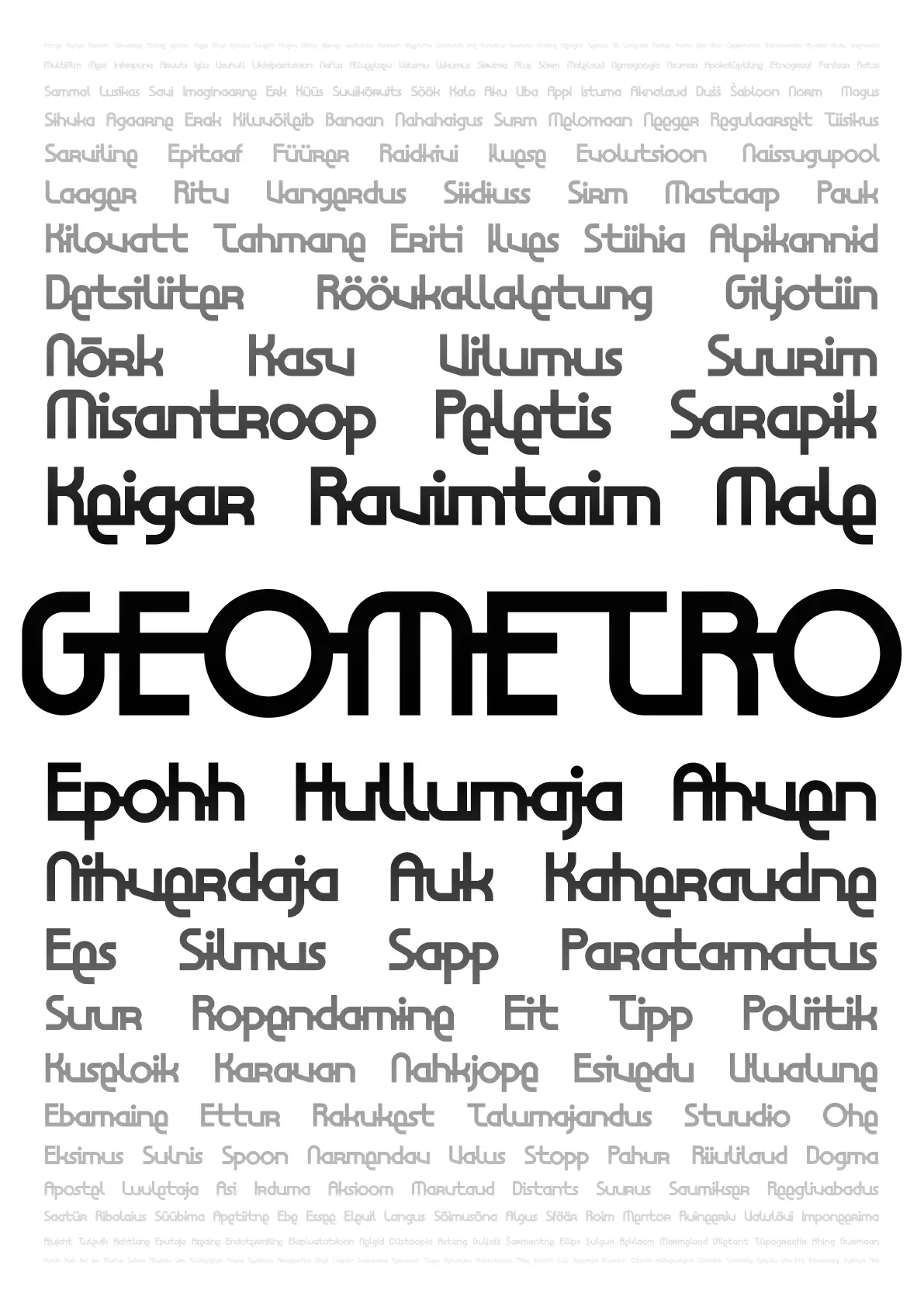 Geometro poster