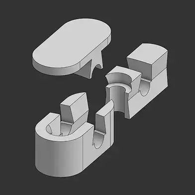 Hanger connector 3D model